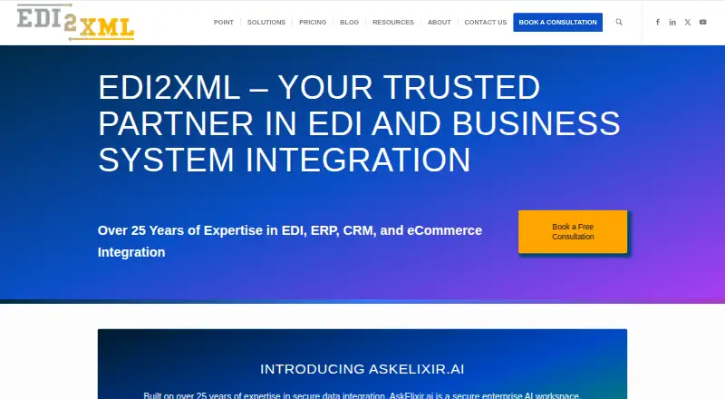 The EDI2XML homepage