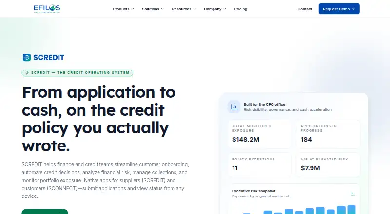 The SCREDIT homepage