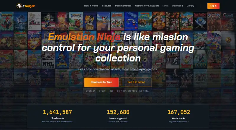 The Emulation Ninja homepage