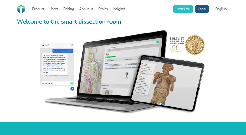 The Enatom homepage