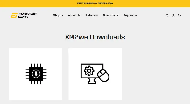 The Endgame Gear Configuration Software homepage