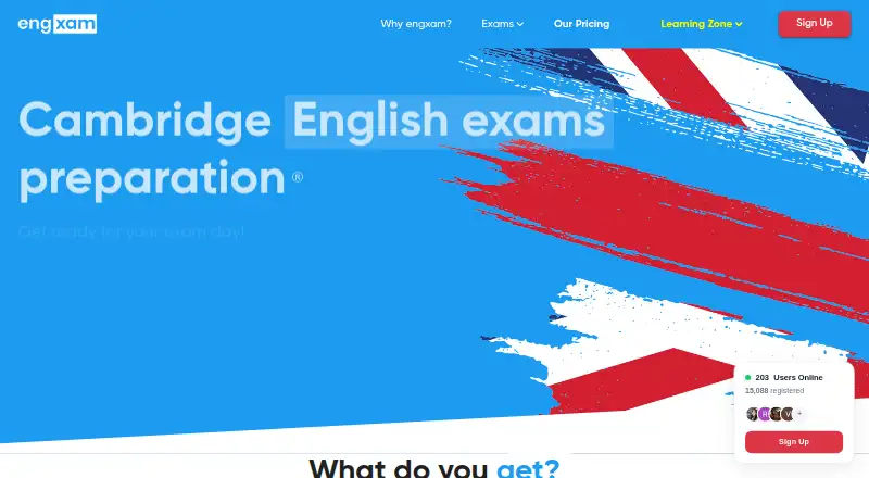 The Engxam homepage