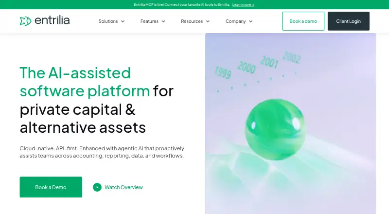The Entrilia homepage