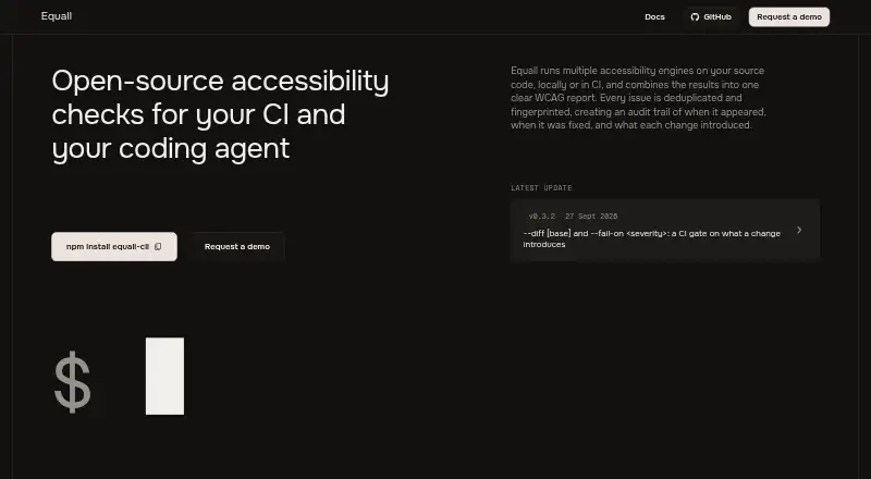 The Equall homepage
