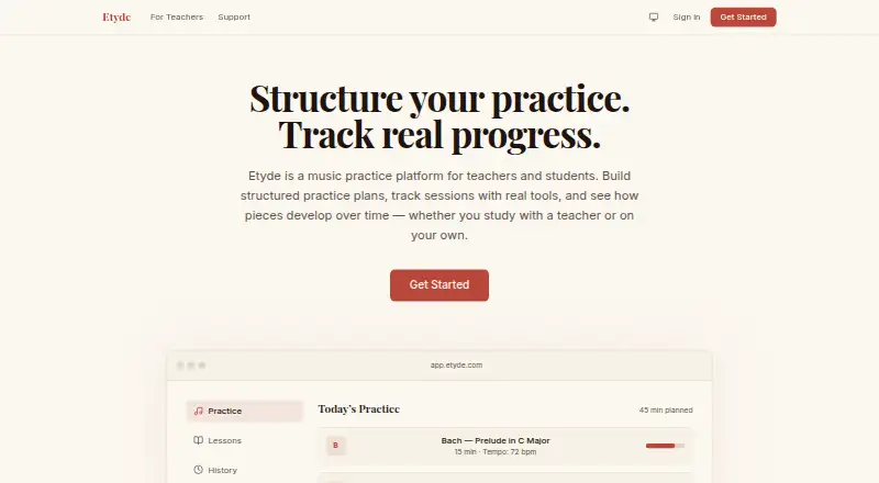 The Etyde homepage