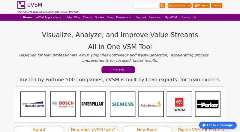 The eVSM homepage
