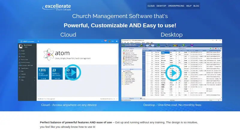 The Excellerate homepage