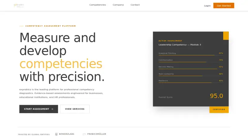 The Exprobico homepage