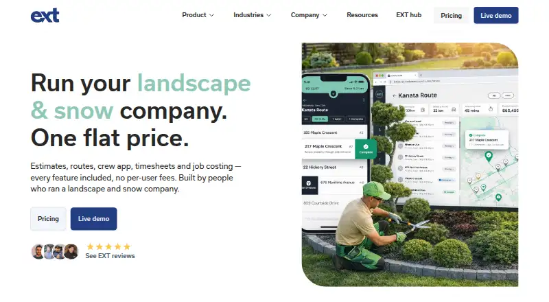 The EXT homepage