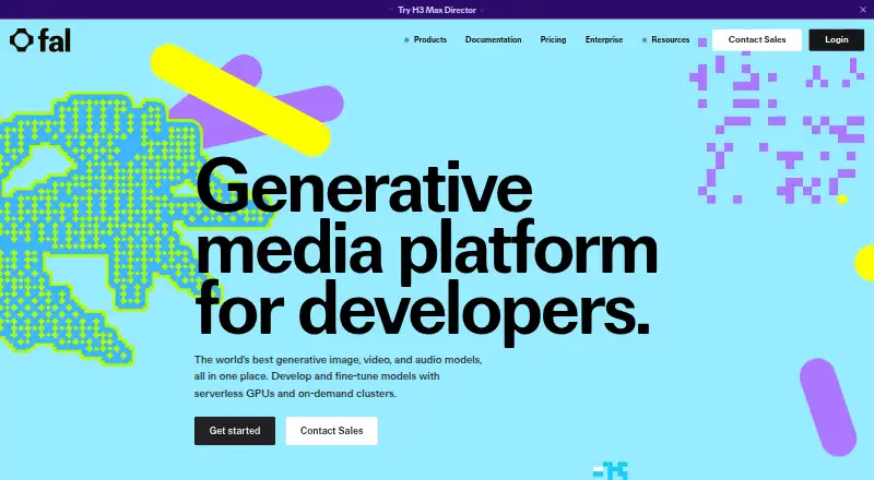 The fal homepage