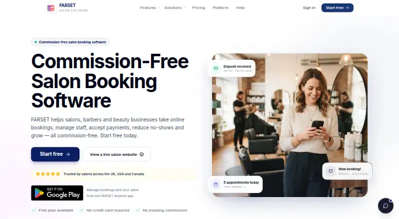 The FARSET homepage
