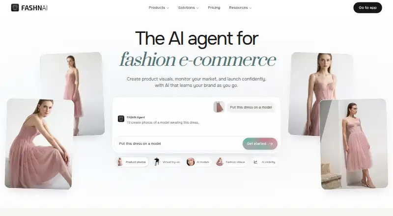 The FASHN AI homepage