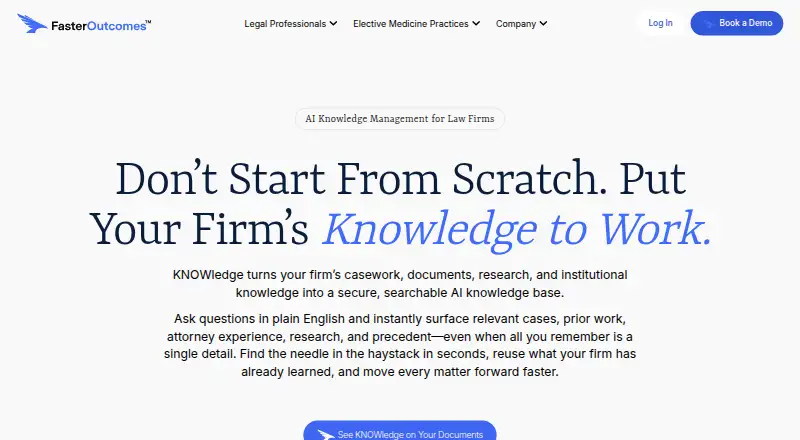 The KNOWledge homepage