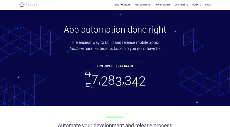 The fastlane homepage