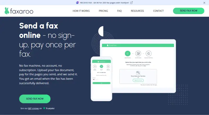 The Faxaroo homepage
