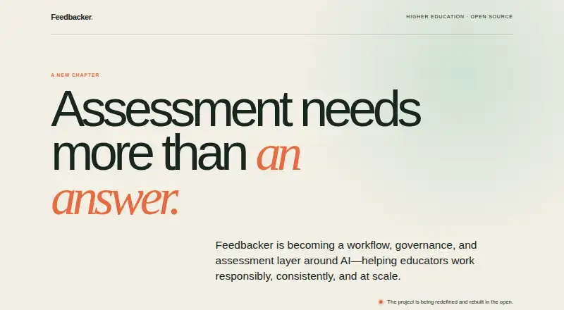 The Feedbacker homepage