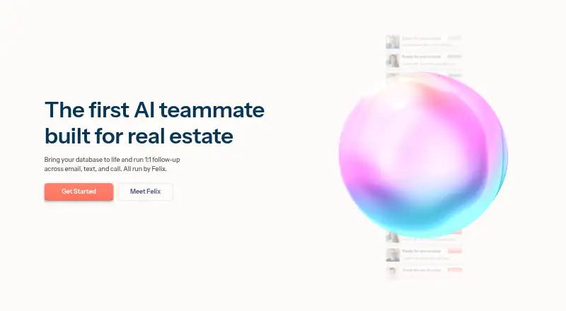 The Fello AI homepage