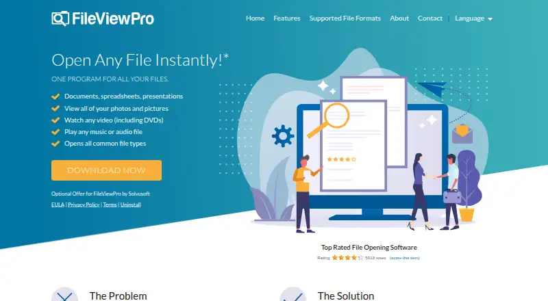 The FileViewPro homepage