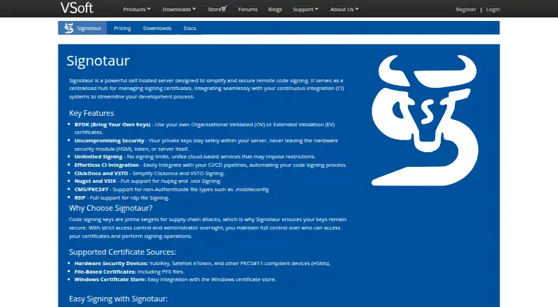 The Signotaur homepage