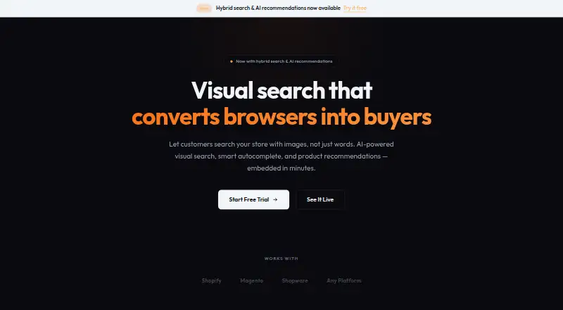 The FindLume homepage