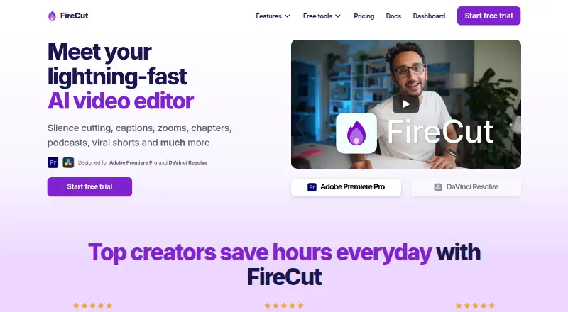 The FireCut homepage