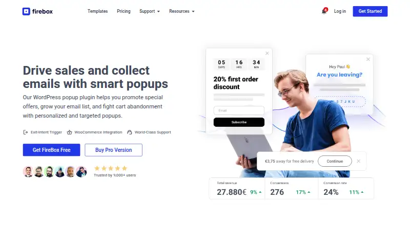 The FireBox homepage