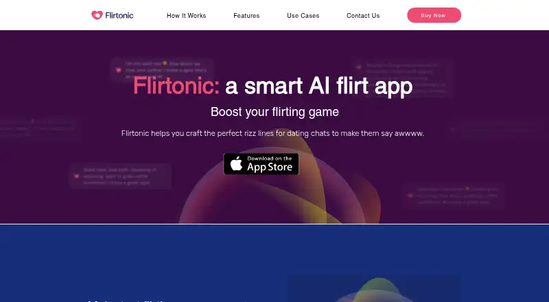 The Flirtonic homepage