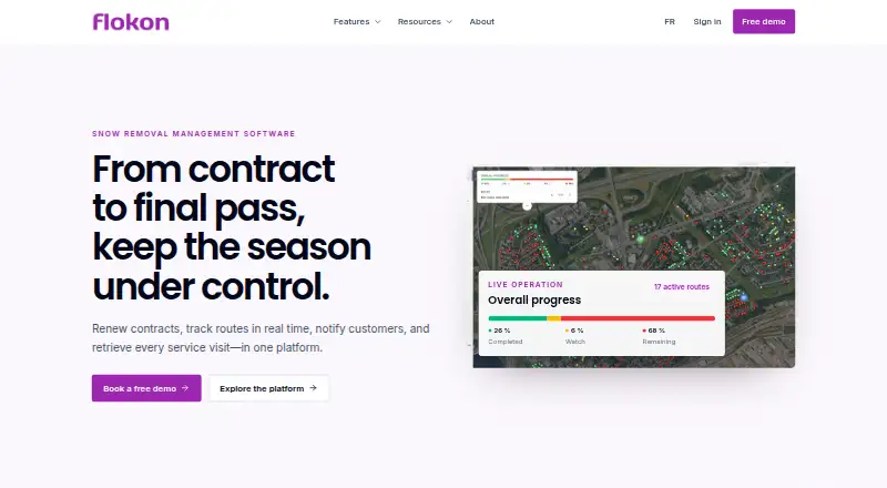 The Flokon homepage