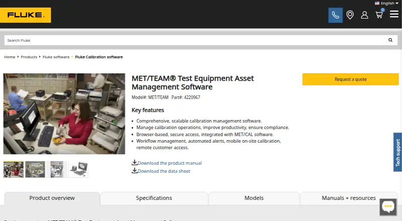 The Fluke MET/TEAM homepage