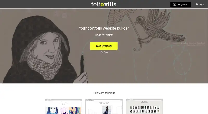 The Foliovilla homepage