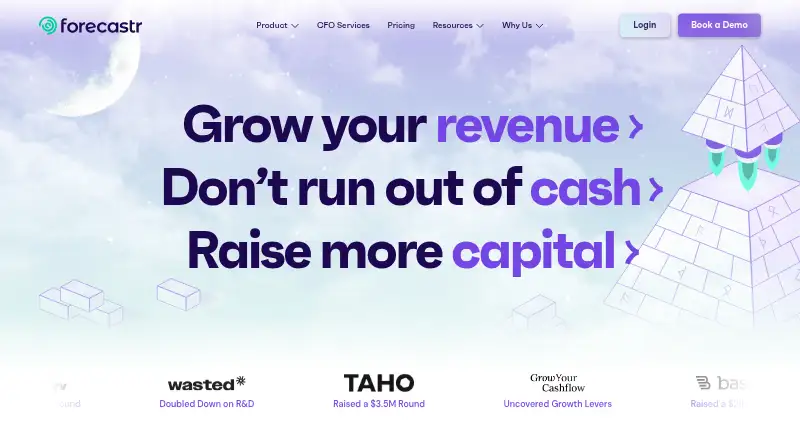 The Forecastr homepage