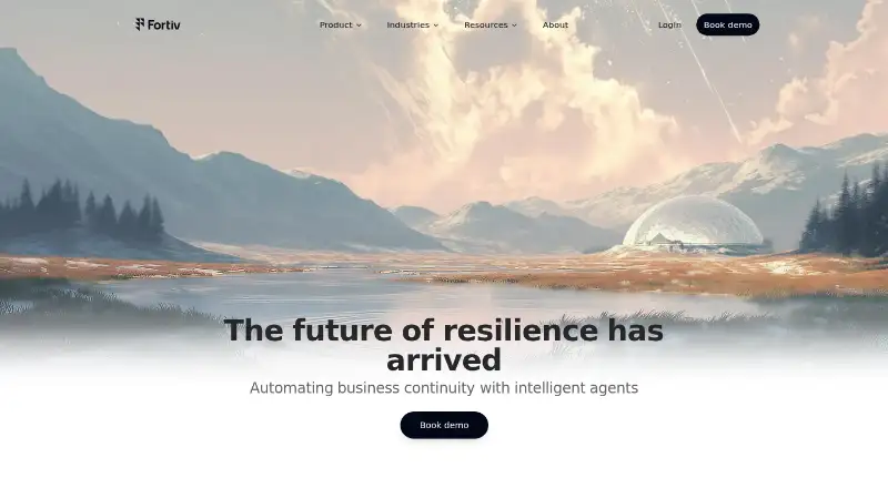 The Fortiv homepage
