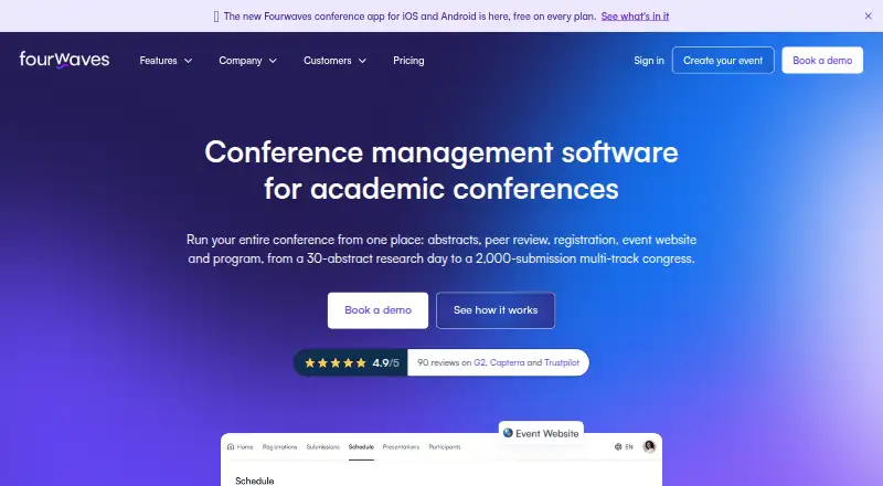 The Fourwaves homepage