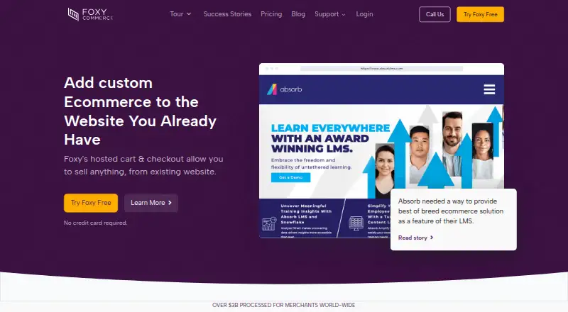 The Foxy homepage