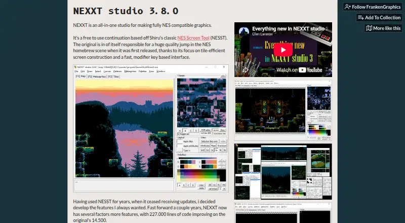 The NEXXT homepage