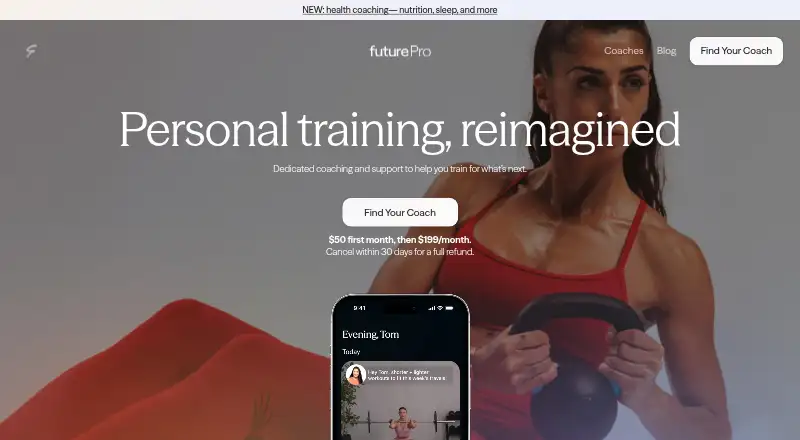 The Future homepage