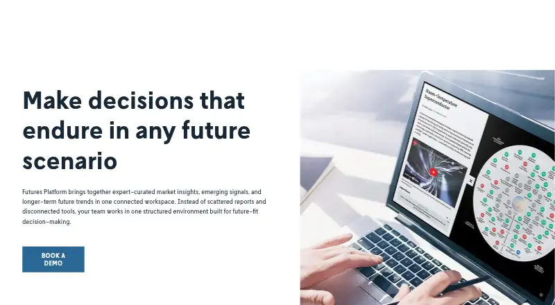 The Futures Platform homepage