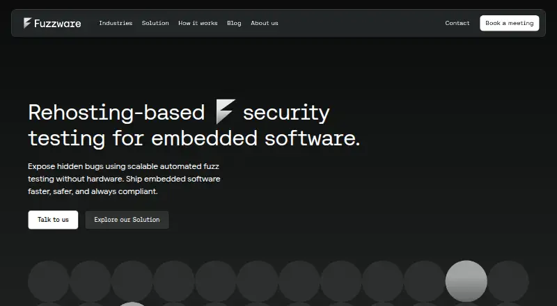 The Fuzzware homepage