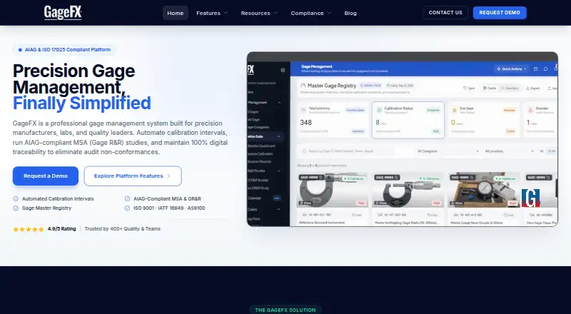 The GageFX homepage