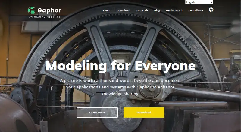 The Gaphor homepage