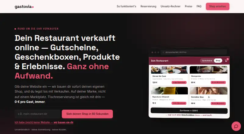 The Gastovia homepage