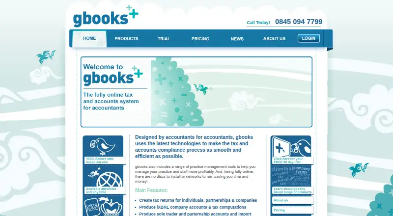 The Gbooks homepage