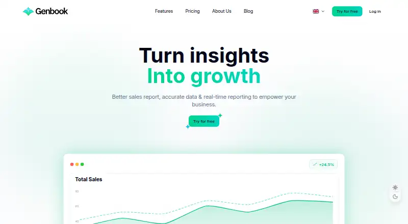The Genbook homepage
