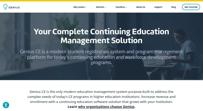 The Genius CE homepage