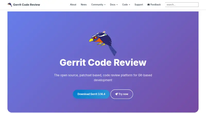 The Gerrit Code Review homepage