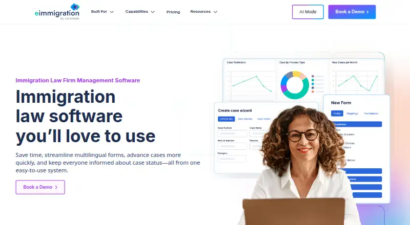 The eImmigration homepage