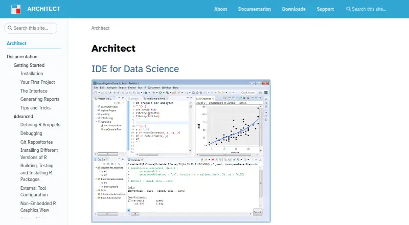 The Architect homepage