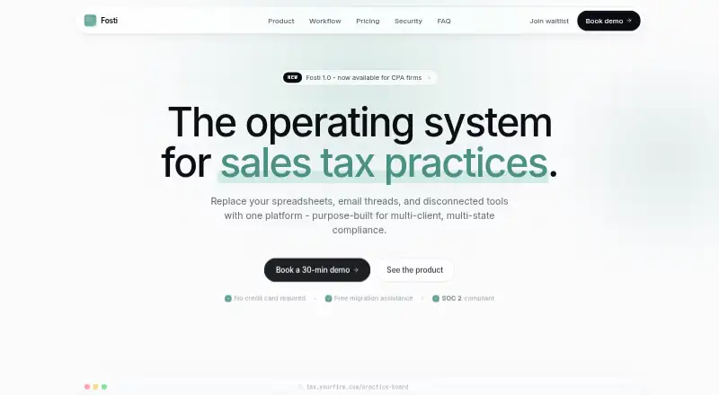 The Fosti homepage