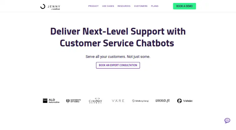 The JennyBot homepage