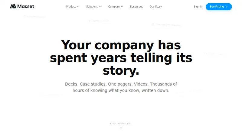 The Masset homepage